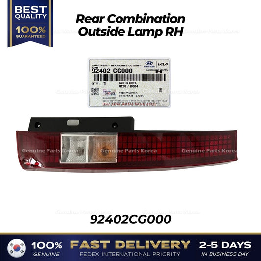 ⭐Genuine⭐ Rear Combination Outside Lamp RH 92402CG000 for Hyundai Staria