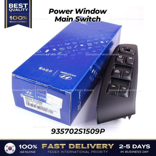 ⭐Genuine⭐ Power Window Main Switch 935702S1509P for Hyundai Tucson