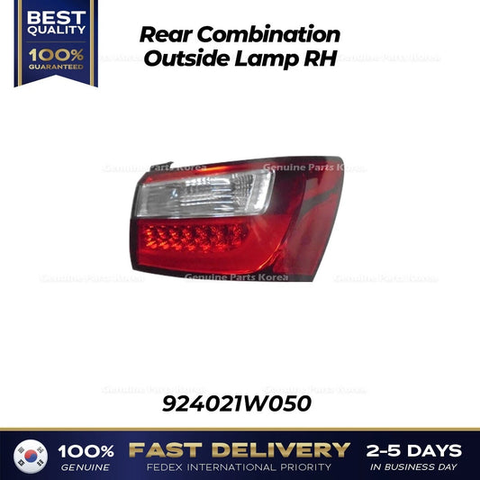 ⭐Genuine⭐ Rear Combination Outside Lamp RH 924021W050 for Kia Rio