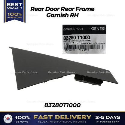 Genuine Rear Door Rear Frame Garnish RH 83280T1000 for Hyundai Genesis G80