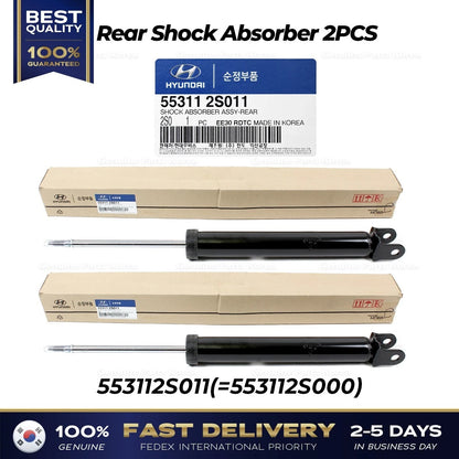 Genuine Rear Shock Absorber 2PCS 553112S011 for Hyundai Tuscon Kia Sportage