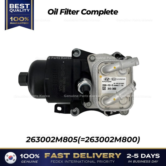 ⭐Genuine⭐ Oil Filter Complete 263002M805 for Hyundai Elantra Kia K5
