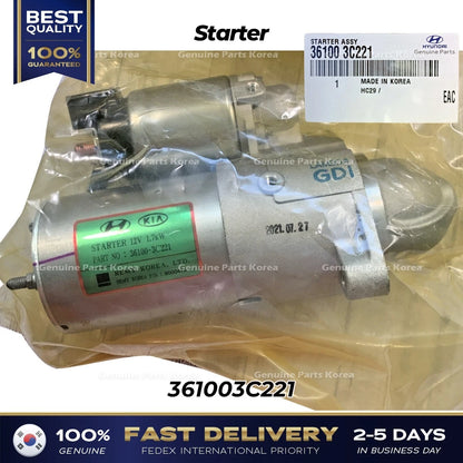 Genuine Starter 361003C221 for Hyundai Azera Kia Cadenza Sedona