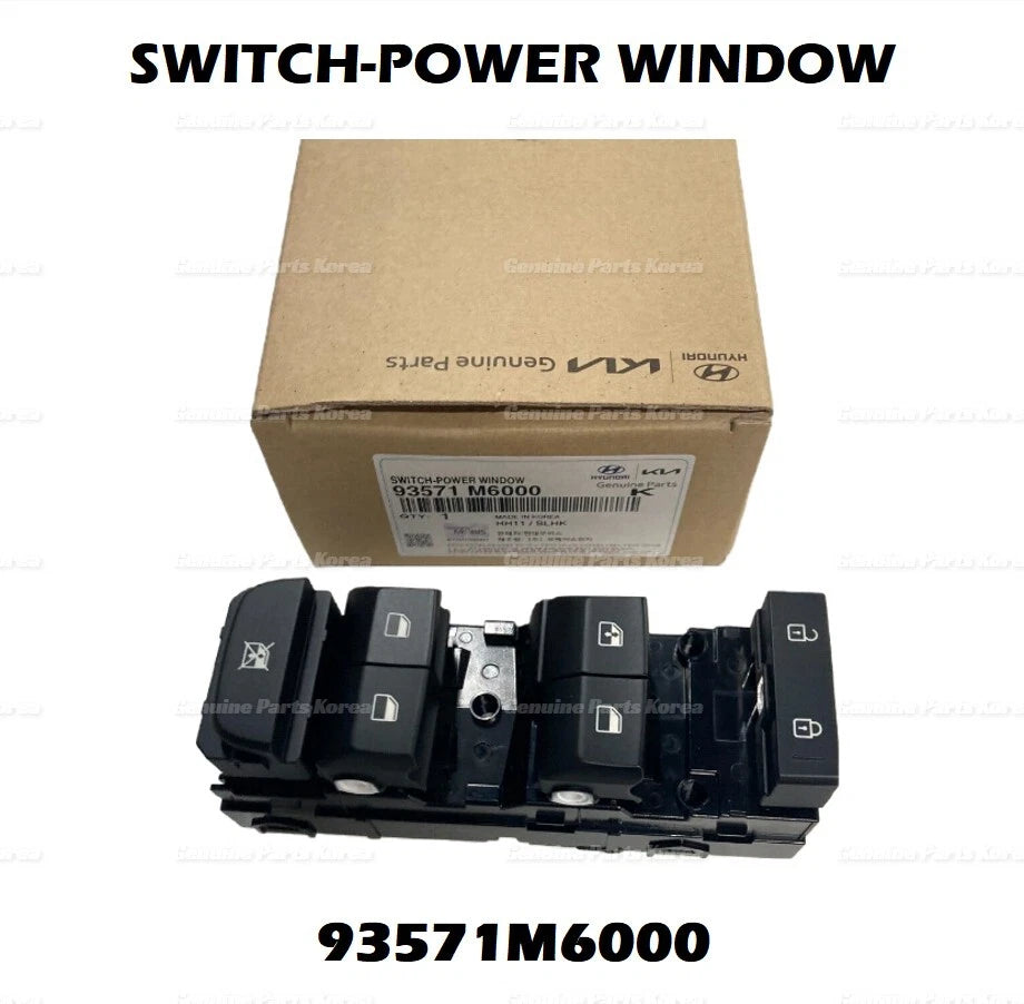 ⭐Genuine⭐ DRIVER Door Power Window Switch 93571M6000 for Kia Forte 2019-2021