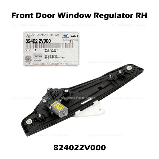 ⭐Genuine⭐ Front Door Window Regulator RH 824022V000 for Hyundai Veloster