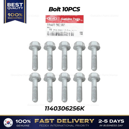 ⭐Genuine⭐ Bolt 10PCS 1140306256K for Hyundai Kia