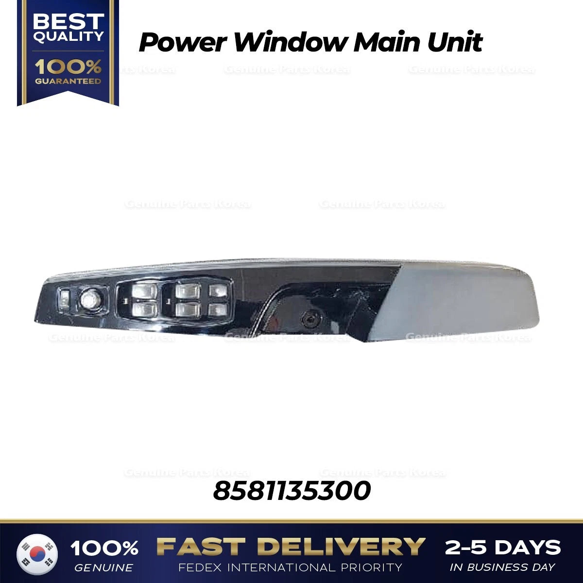 ⭐Genuine⭐ Power Window Main Unit 8581135300 for Ssangyong Tivoli