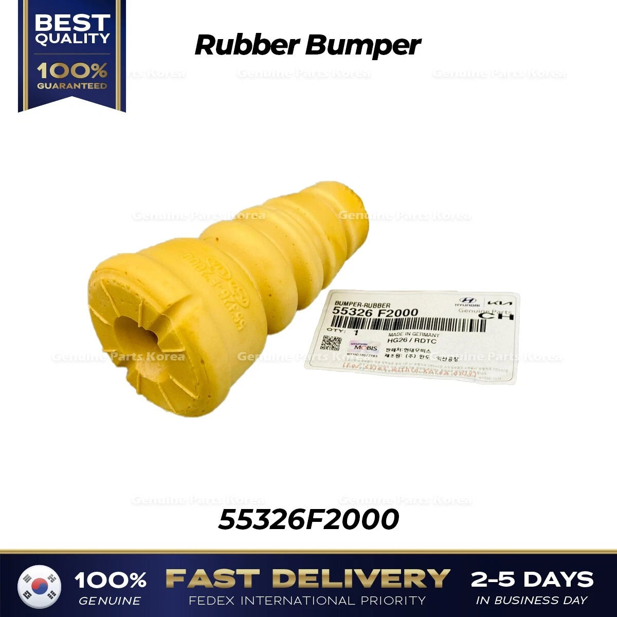 ⭐Genuine⭐ Rubber Bumper 55326F2000 for Hyundai Elantra Kona Kia Niro