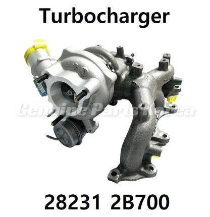 Genuine Turbocharger 282312B700 for Hyundai Veloster Kia Forte 5 Forte Koup