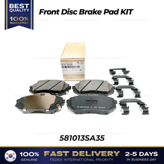 ⭐Genuine⭐ Front Disc Brake Pad KIT 581013SA35 for Hyundai Sonata