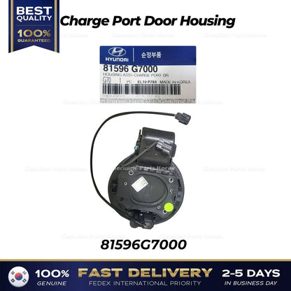 Genuine Charge Port Door Housing 81596G7000 for Hyundai Ioniq