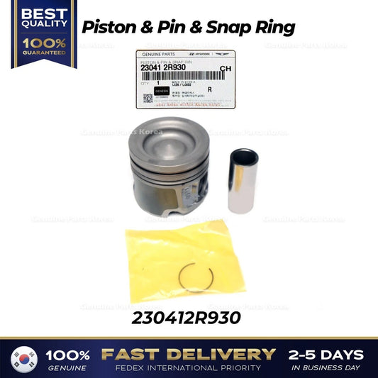 ⭐Genuine⭐ Piston & Pin & Snap Ring 230412R930 for Hyundai Genesis GV70