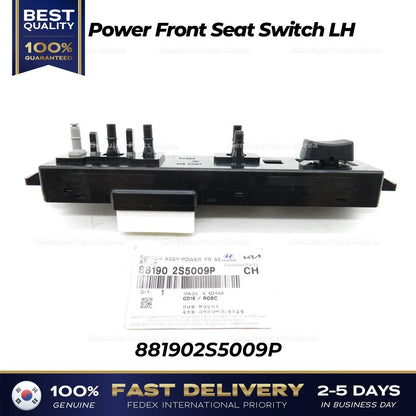 Genuine Power Front Seat Switch LH 881902S5009P for Hyundai Tucson