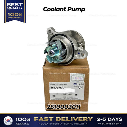 Genuine Coolant Pump 2510003011 for Hyundai Accent Kia Stonic