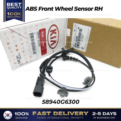 Genuine ABS Front Wheel Sensor RH 58940G6300 for Hyundai Kona Kia Picanto