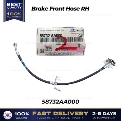 Genuine Brake Front Hose RH 58732AA000 for Hyundai Elantra
