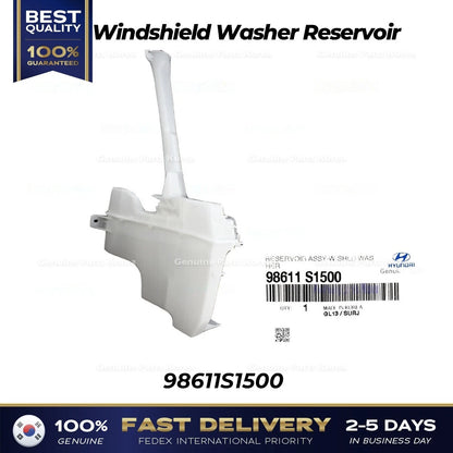 Genuine Windshield Washer Reservoir 98611S1500 for Hyundai Santa Fe Hybrid
