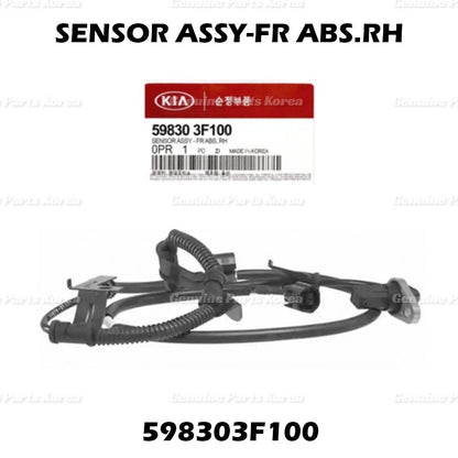 Genuine ABS Front Right Sensor Assy 598303F100 for Kia Amanti 2007 - 2009