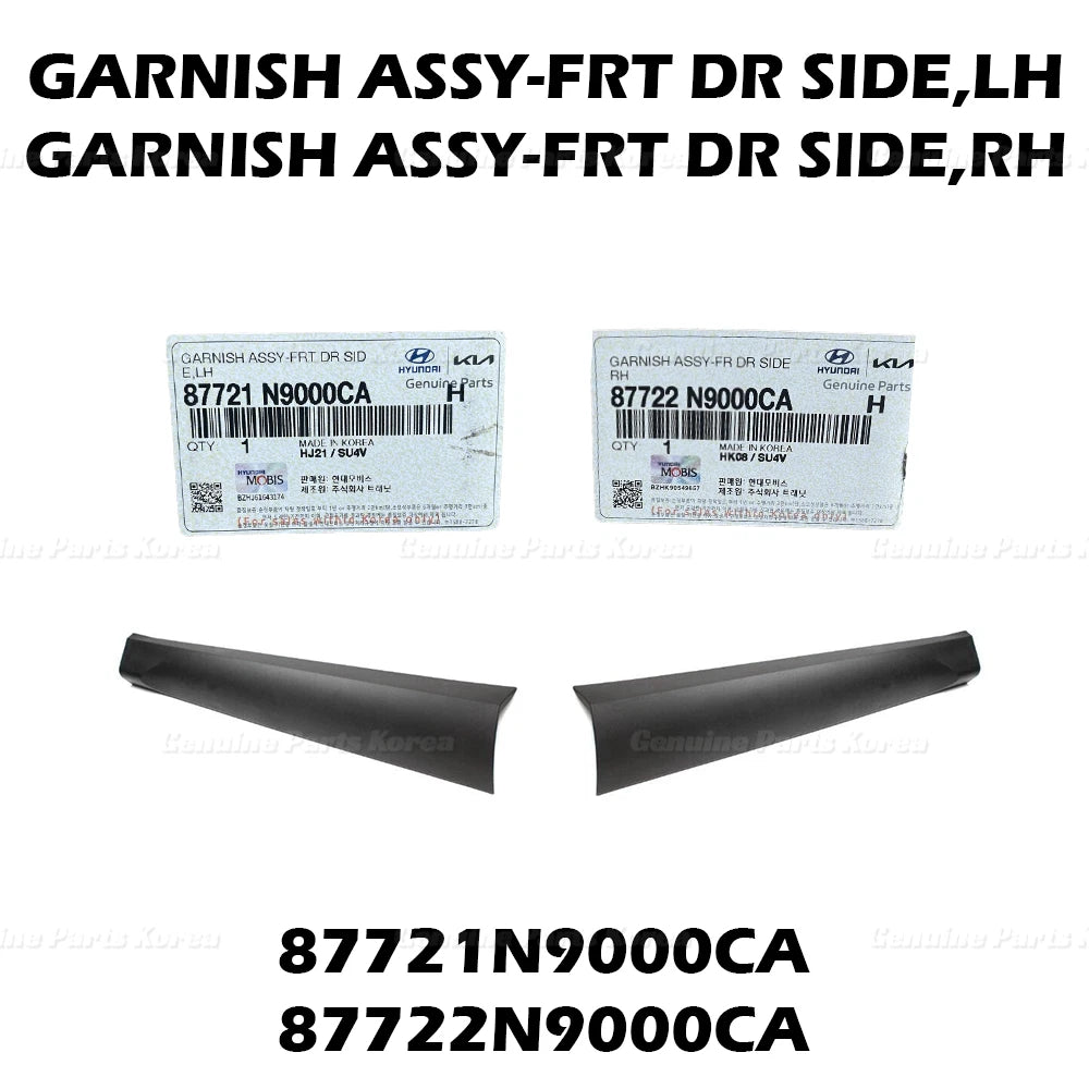 ⭐Genuine⭐ Front Door Side Molding Set 87721N9000CA 87722N9000 for Hyundai Tucson