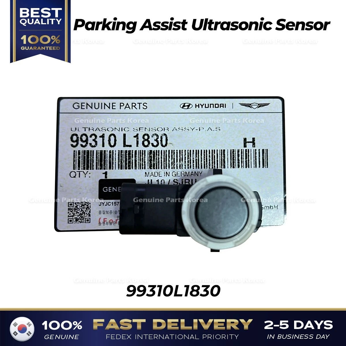 ⭐Genuine⭐ Parking Assist Ultrasonic Sensor 99310L1830 for Hyundai GV70 Tucson