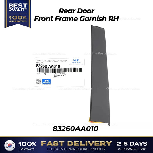 ⭐Genuine⭐ Rear Door Front Frame Garnish RH 83260AA010 for Hyundai Elantra