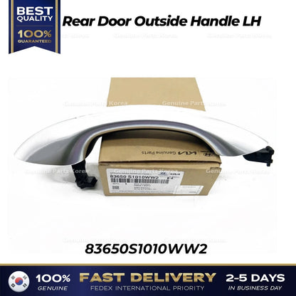 Genuine Rear Door Outside Handle LH 83650S1010WW2 for Hyundai Santa Fe