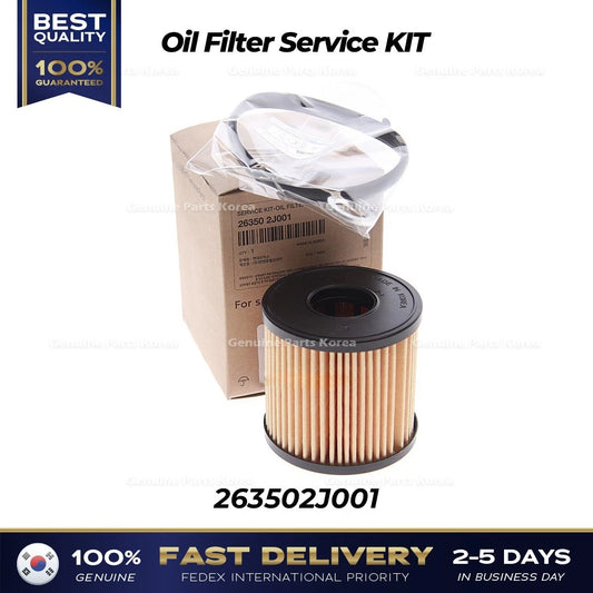 ⭐Genuine⭐ Oil Filter Service KIT 263502J001 for Hyundai Sonata Kia Sportage