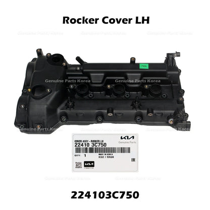 Genuine Rocker Cover LH 224103C750 for Hyundai Genesis Kia Borrego