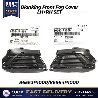 Genuine Blanking Front Fog Cover LH RH SET for Kia Sportage