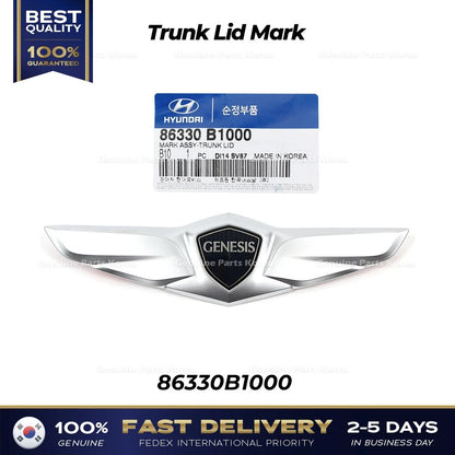Genuine Trunk Lid Mark 86330B1000 for Hyundai Genesis