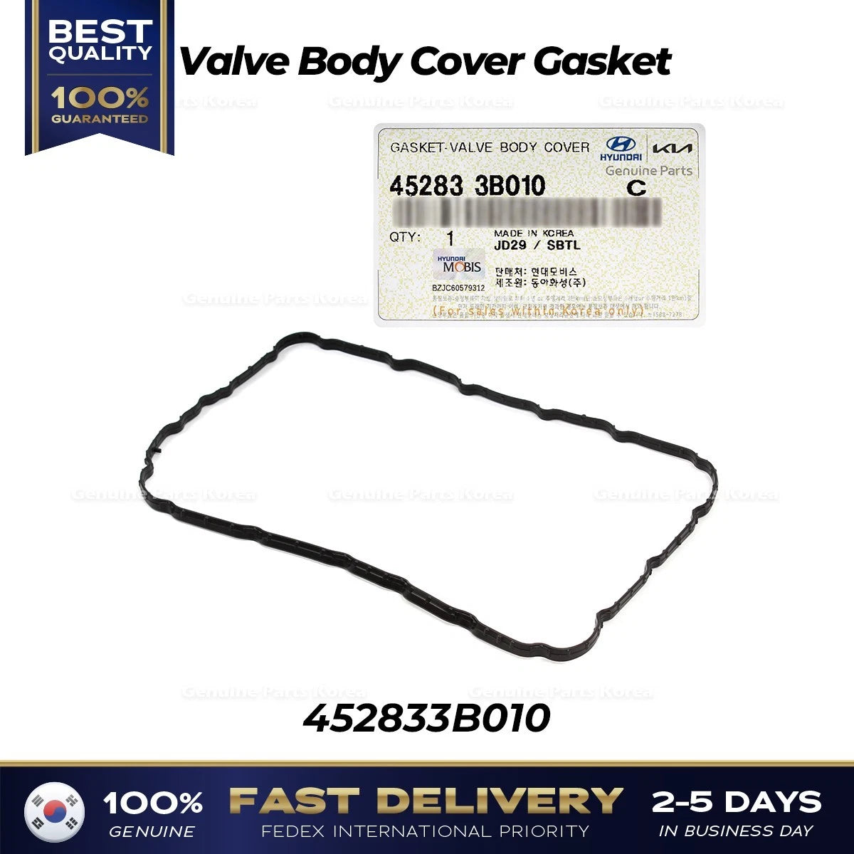 ⭐Genuine⭐ Valve Body Cover Gasket 452833B010 for Hyundai Azera Santa Fe