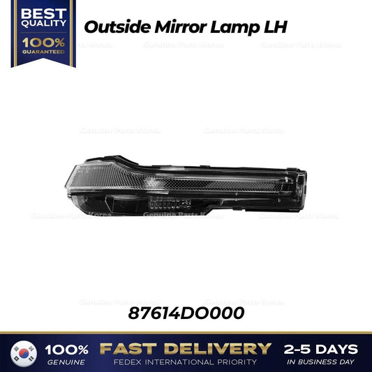 ⭐Genuine⭐ Outside Mirror Lamp LH 87614DO000 for Kia EV9