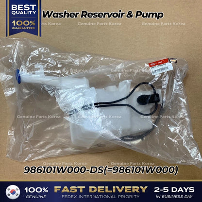Genuine Washer Reservoir & Pump 986101W000-DS for Kia Rio