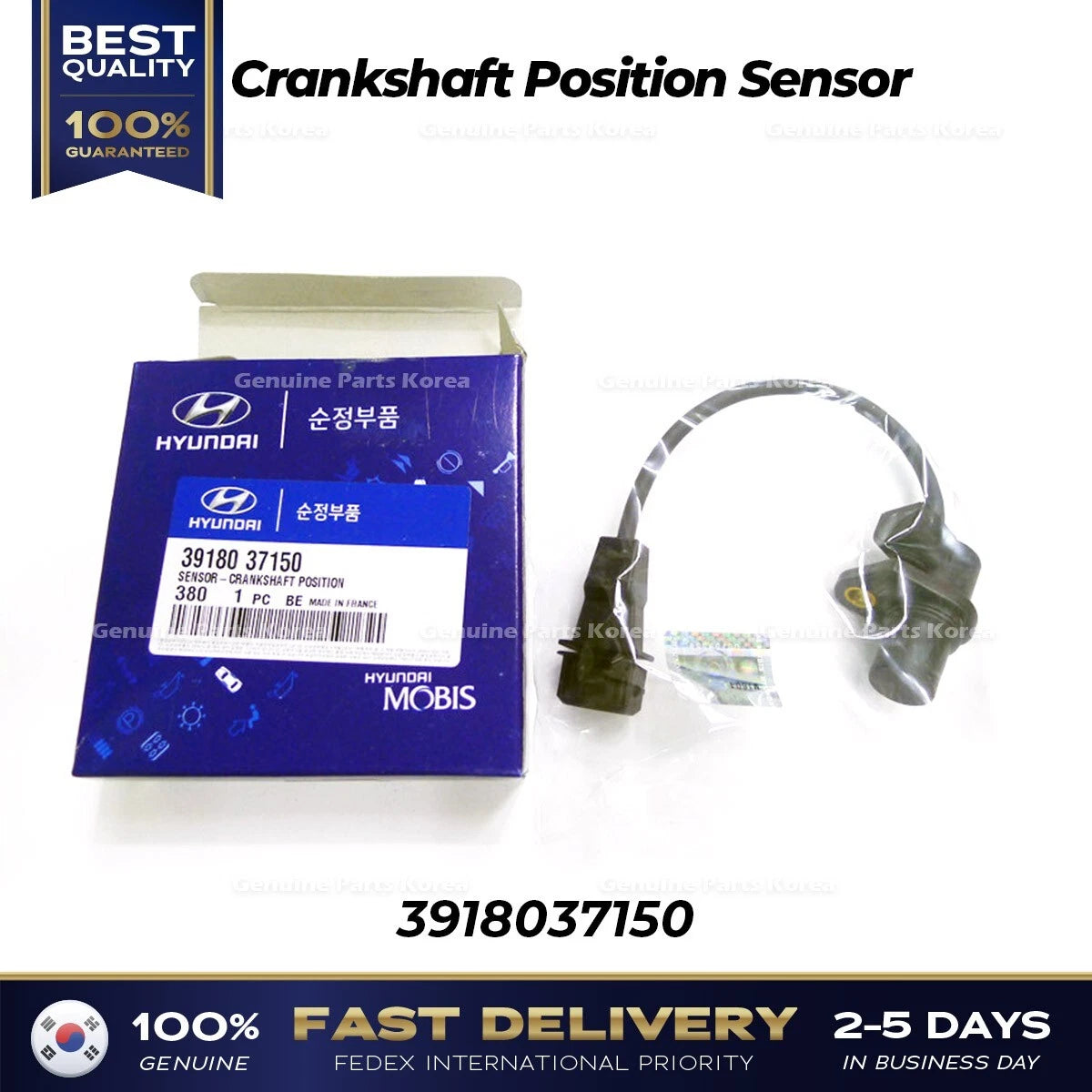 ⭐Genuine⭐ Crankshaft Position Sensor 3918037150 for Hyundai Sonata Kia Optima