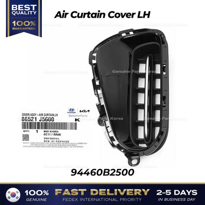 Genuine Air Curtain Cover LH 86521J5600 for Kia Stinger