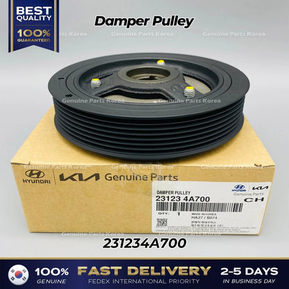 Genuine Damper Pulley 231234A700 for Hyundai H1 H100 H350