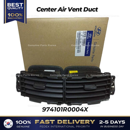 Genuine Center Air Vent Duct 974101R0004X for Hyundai Accent