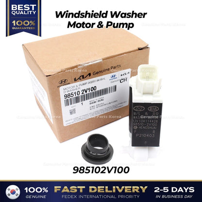 Genuine Windshield Washer Motor & Pump 985102V100 for Kia Sedona Sportage