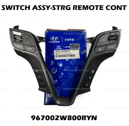 OEM Steering Remote Control Switch 967002W800RYN for Hyundai Santa Fe 13-16