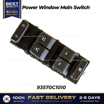Genuine Power Window Main Switch 93570C1010 for Hyundai Sonata