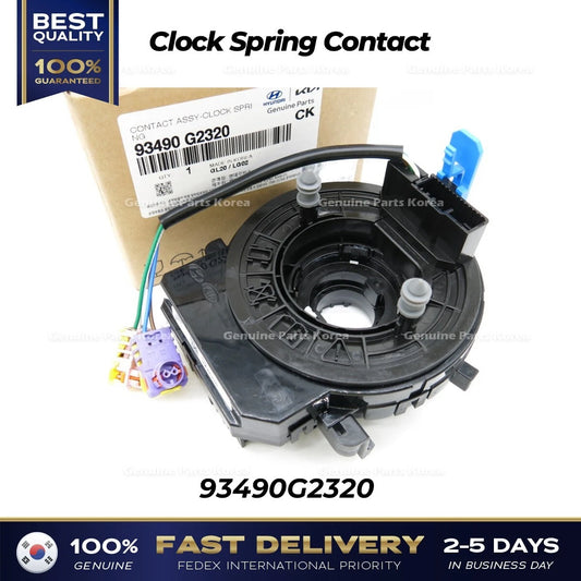 ⭐Genuine⭐ Clock Spring Contact 93490G2320 for Hyundai Genesis G70 Kia Stinger