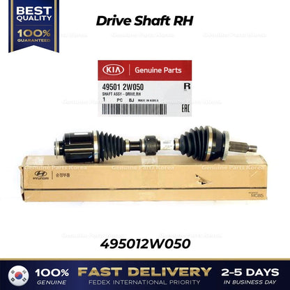Genuine Drive Shaft RH 495012W050 for Kia Sorento