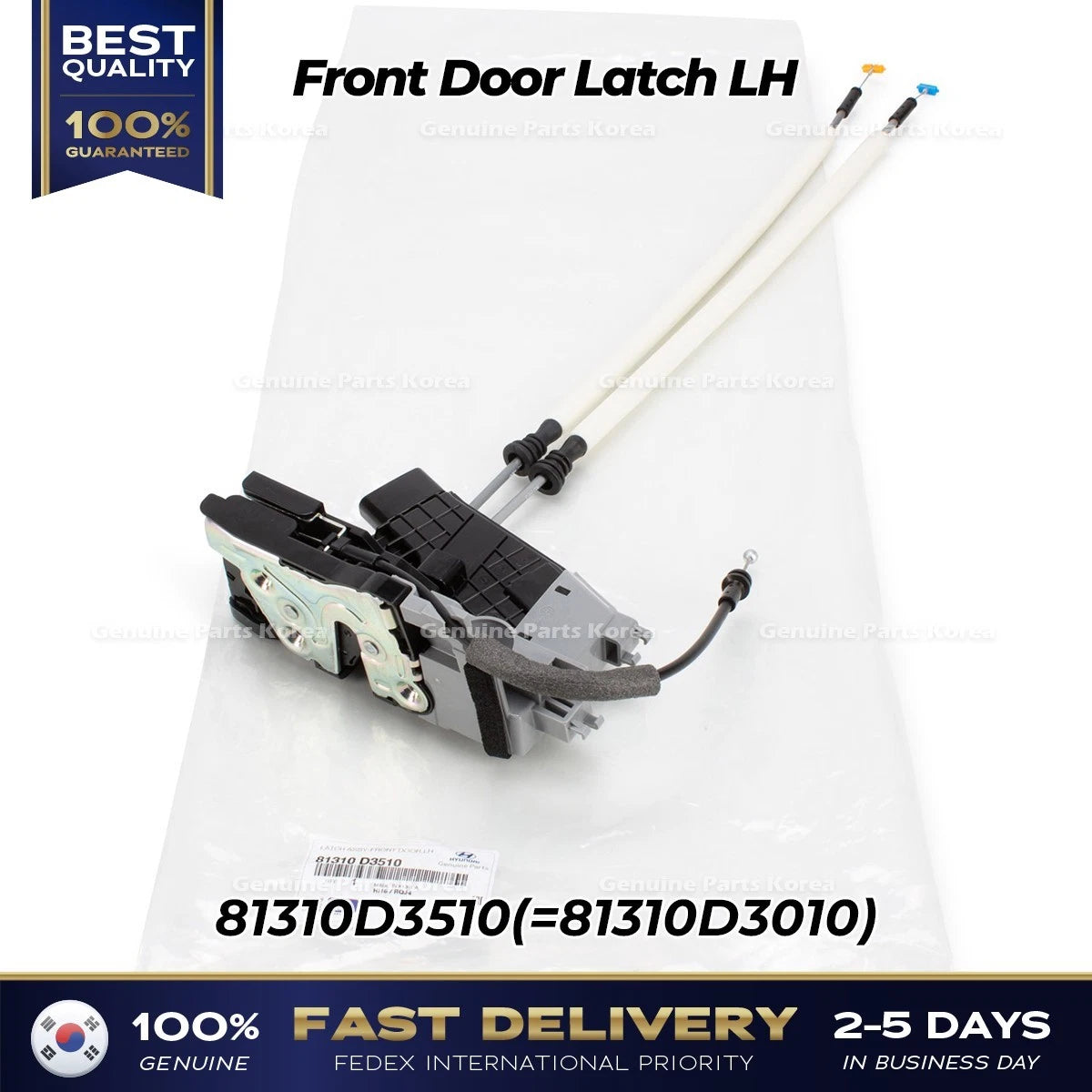 ⭐Genuine⭐ Front Door Latch LH 81310D3510 for Hyundai Tucson
