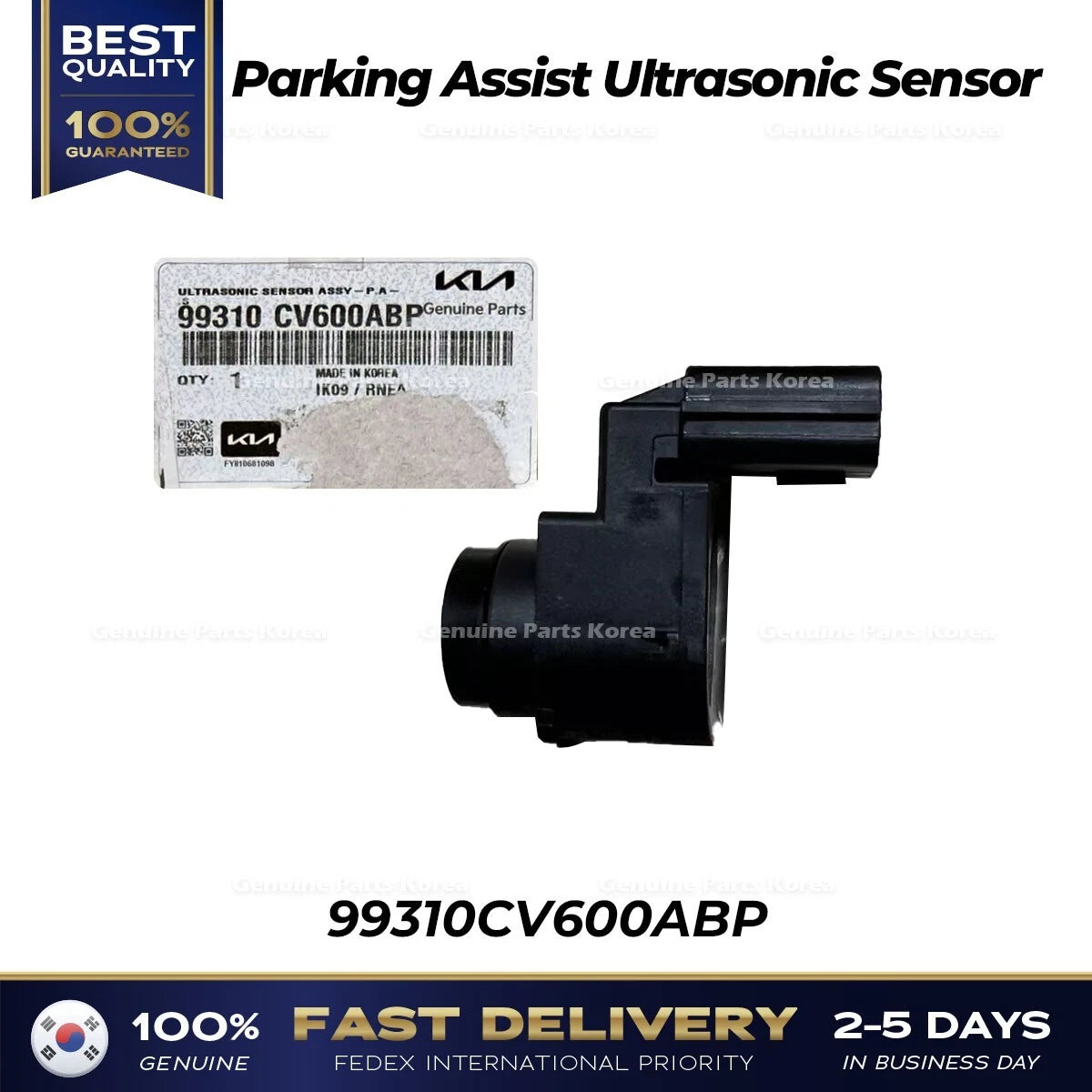 ⭐Genuine⭐ Parking Assist Ultrasonic Sensor 99310CV600ABP for Kia EV6