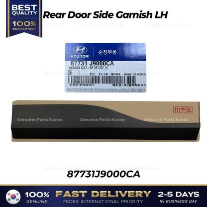 Genuine Rear Door Side Garnish LH 87731J9000CA for Hyundai Kona