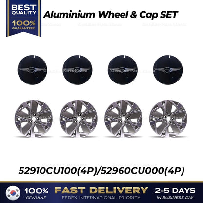 Genuine Aluminium Wheel & Cap SET 52910CU100 52960CU000 for Genesis GV60
