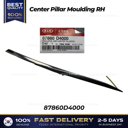 Genuine Center Pillar Moulding RH 87860D4000 for Kia Optima