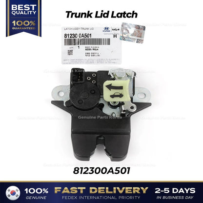 Genuine Trunk Lid Latch 812300A501 for Hyundai Genesis Coupe Sonata
