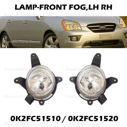 Genuine  Fog Light Lamp LH RH 2P 1Set for Kia Carens Rondo 2002 - 2006