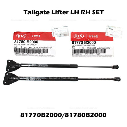 Genuine Tailgate Lifter LH RH SET 81770B2000 81780B2000 for Kia Soul